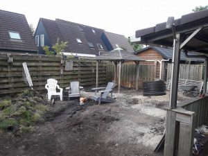 Ongezaaide tuin