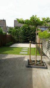 Tuin in Sneek na renovatie