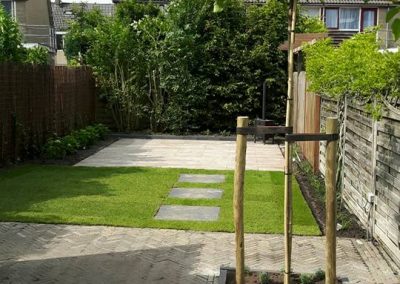 Tuin in Sneek na renovatie