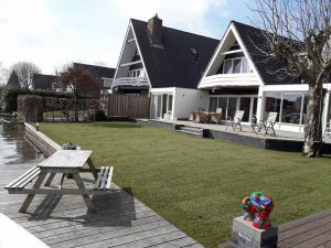 Aanleg grasveld achtertuin
