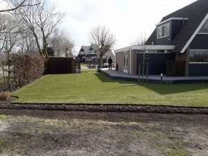 Tuin klaar voor beplanting