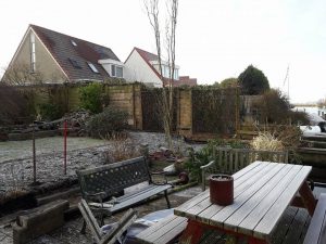 Tuin voor renovatie