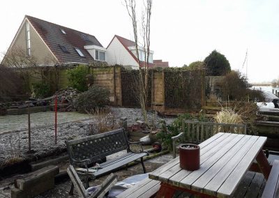 Tuin voor renovatie