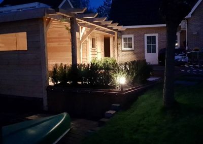 Tuinverlichting in Sneeker tuin